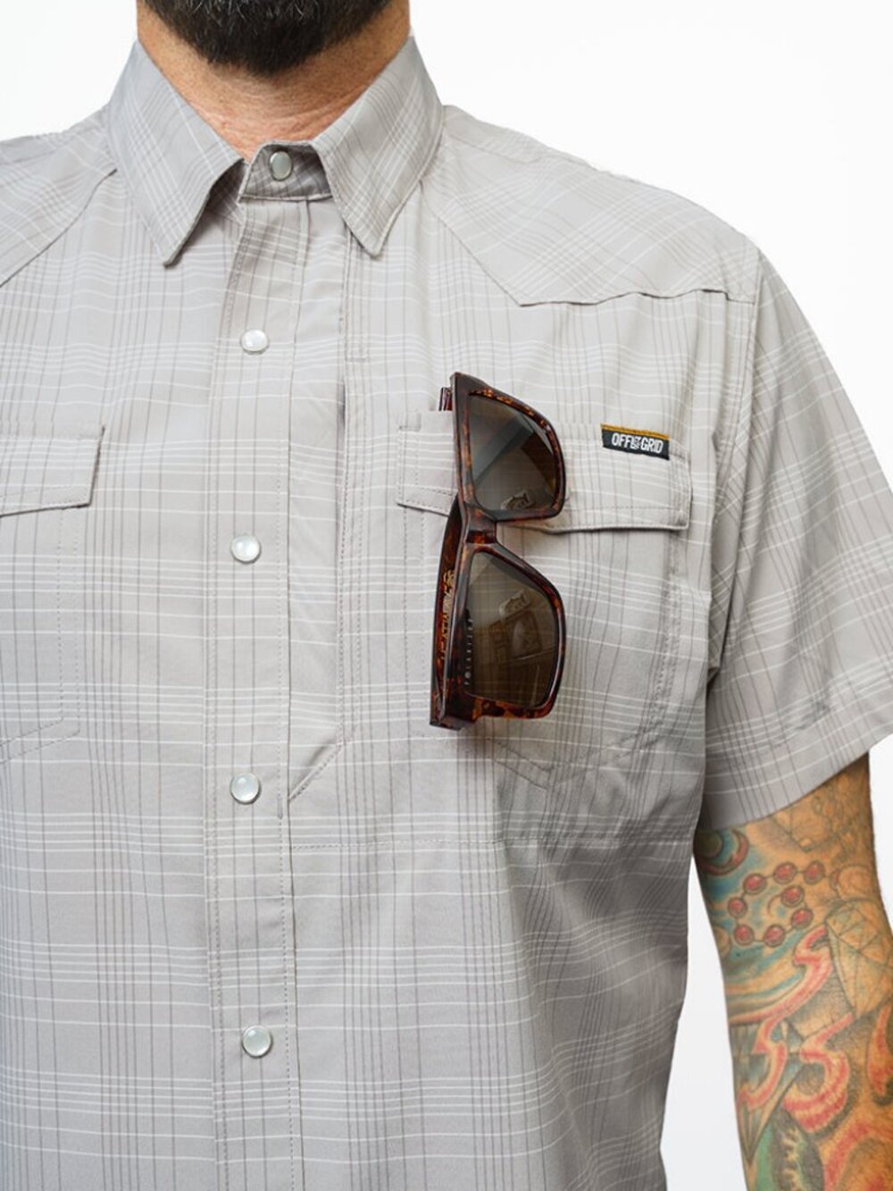 Off The Grid Surplus Deke SS Shirt - Storm Grey - Picture 8 of 8